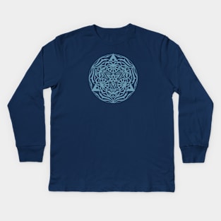 Elegant floral mandala Kids Long Sleeve T-Shirt